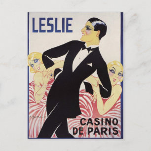 Leslie. Briefkaart