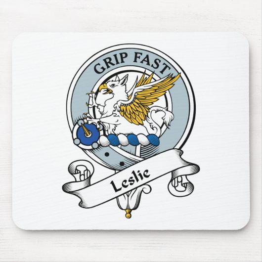 Leslie Clan Badge Muismat (Voorkant)