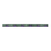 Leslie clan Pset Scottish tartan Satijnen Lint (Voorkant)