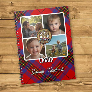 Leslie familiefotocollage notitieboek