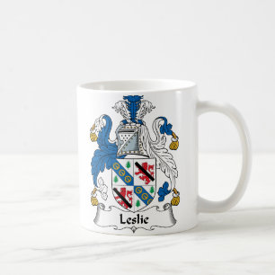 Leslie Family Crest Koffiemok