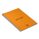 Leslie Heart Orange Notitieboek (Rechterzijde)