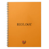 Leslie Heart Orange Notitieboek (Voorkant)