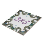 Leslie House Number Tegeltje (Zijkant)