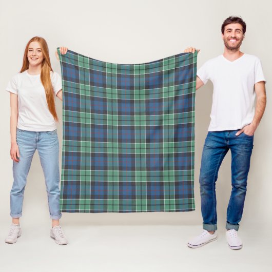 Leslie Jacht Oude Plaid Fleece Deken (In situ)