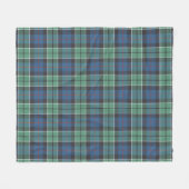 Leslie Jacht Oude Plaid Fleece Deken (Voorkant (Horizontaal))