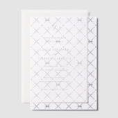Leslie Monogram Elegante bruiloft Save the Date Vellum Uitnodigingen (Offset (Uitnodiging))