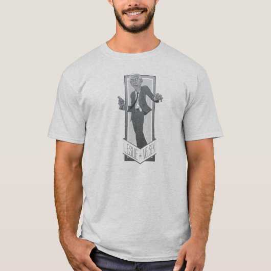 Leslie Nielsen, een Tribute T-shirt (Voorkant)