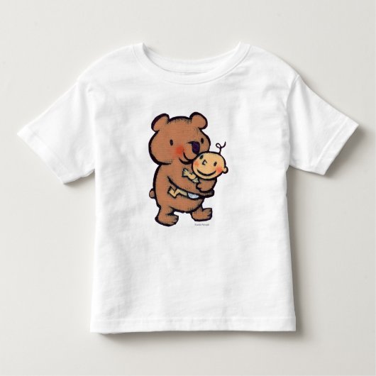Leslie Patricelli Big Brown Beer Hug Kinder Shirts (Voorkant)