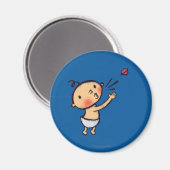 Leslie Patricelli Blow a Kiss Baby Magneet (Voorkant / Achterkant)