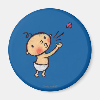 Leslie Patricelli Blow a Kiss Baby Magneet