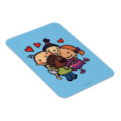 Leslie Patricelli Groep knuffel met vrienden Magneet (Rechterzijde)