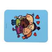 Leslie Patricelli Groep knuffel met vrienden Magneet (Horizontaal)