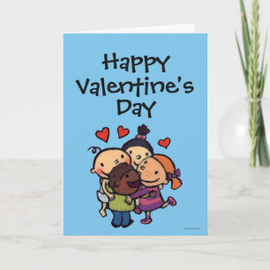 Leslie Patricelli Group Hug met Vrienden Feestdagen Kaart