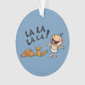 Leslie Patricelli Singing Baby met Bunny Slippers Ornament (voorkant)