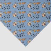 Leslie Patricelli Singing Baby met Bunny Slippers Tissuepapier (Detail)