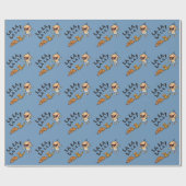 Leslie Patricelli Zingende Baby met Bunny Slippers Cadeaupapier (Vlak)