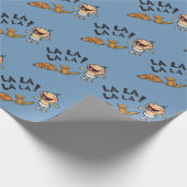 Leslie Patricelli Zingende Baby met Bunny Slippers Cadeaupapier (Hoek)