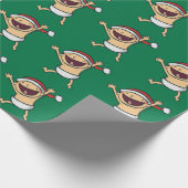 Leslie Patricelli's Baby danst in Santa Hat Cadeaupapier (Hoek)