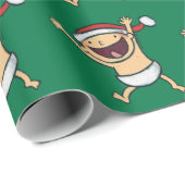 Leslie Patricelli's Baby danst in Santa Hat Cadeaupapier (Rol Hoek)