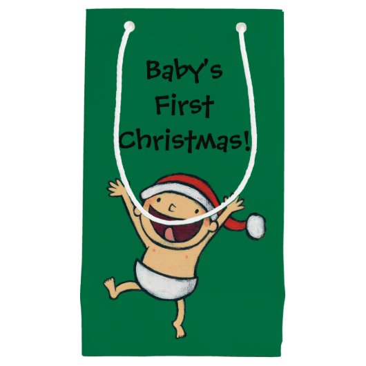 Leslie Patricelli's Baby danst in Santa Hat Klein Cadeauzakje (Voorkant)