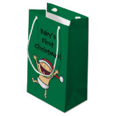 Leslie Patricelli's Baby danst in Santa Hat Klein Cadeauzakje (Achterkant Gekanteld)