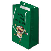 Leslie Patricelli's Baby danst in Santa Hat Klein Cadeauzakje (Voorkant Gekanteld)