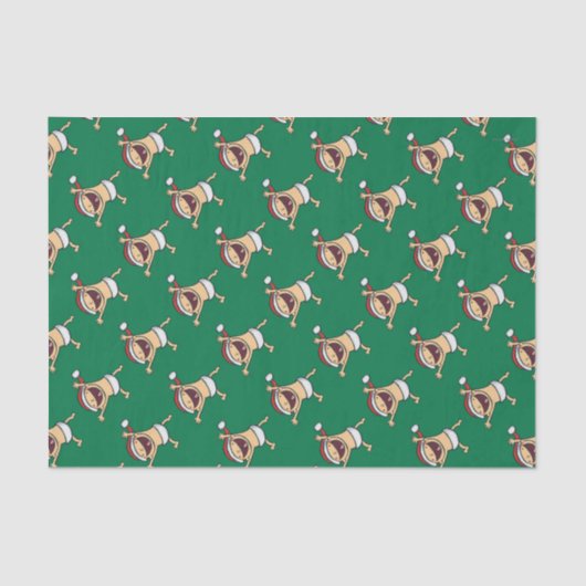 Leslie Patricelli's Baby danst in Santa Hat Tissuepapier (Voorkant)