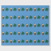 Leslie Patricelli's Baby kiest een kerstboom Cadeaupapier (Vlak)