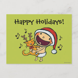 Leslie Patricelli's Fa La Baby Feestdagenkaart