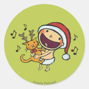 Leslie Patricelli's Fa La Baby Ronde Sticker