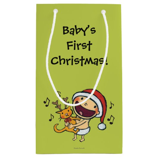 Leslie Patricelli's Fa La La Baby Klein Cadeauzakje (Achterkant)