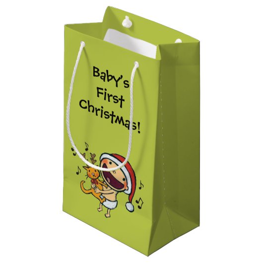 Leslie Patricelli's Fa La La Baby Klein Cadeauzakje (Voorkant Gekanteld)