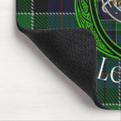 Leslie Scottish Clan Tartan and Crest Muismat (Hoek)