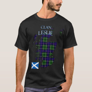 Leslie Scottish Clan Tartan Schotland T-shirt