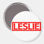 Leslie Stamp Magneet (Voorkant / Achterkant)
