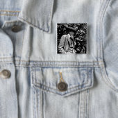 Leslie Stephen, 1900 Vierkante Button 5,1 Cm (In situ)