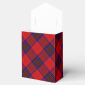 Leslie tartan red blue paars plaid bedankdoosjes (Geopend)
