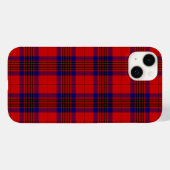 Leslie tartan red blue paars plaid Case-Mate iPhone case (Achterkant (horizontaal))