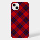 Leslie tartan red blue paars plaid Case-Mate iPhone case (Achterkant)