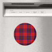 Leslie tartan red blue paars plaid magneet (Insitu (Vaatwasser))
