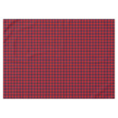 Leslie tartan red blue paars plaid tafelkleed (Voorkant (Horizontaal))