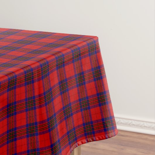 Leslie tartan red blue paars plaid tafelkleed (Voorbeeld)