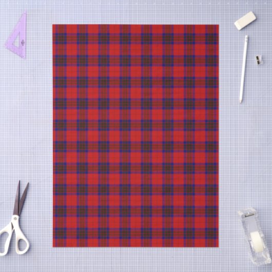Leslie tartan red blue paars plaid tissuepapier (Craft)