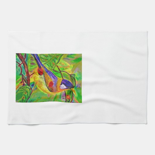 Leslie's Bird Theedoek (Horizontaal)