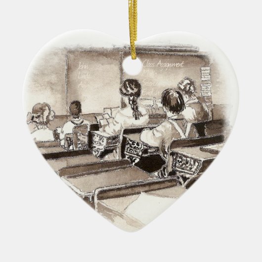  leslokaal kunstleraar keramisch ornament (Voorkant)