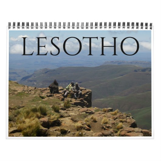 Lesotho 2026 kalender (Hoes)