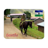 Lesotho - Basotho - Magneet (Horizontaal)