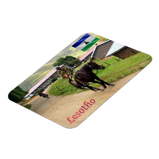 Lesotho - Basotho - Magneet (Linkerzijde)