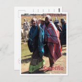 Lesotho - Basotho-vrouwen - Briefkaart (Voorkant / Achterkant)